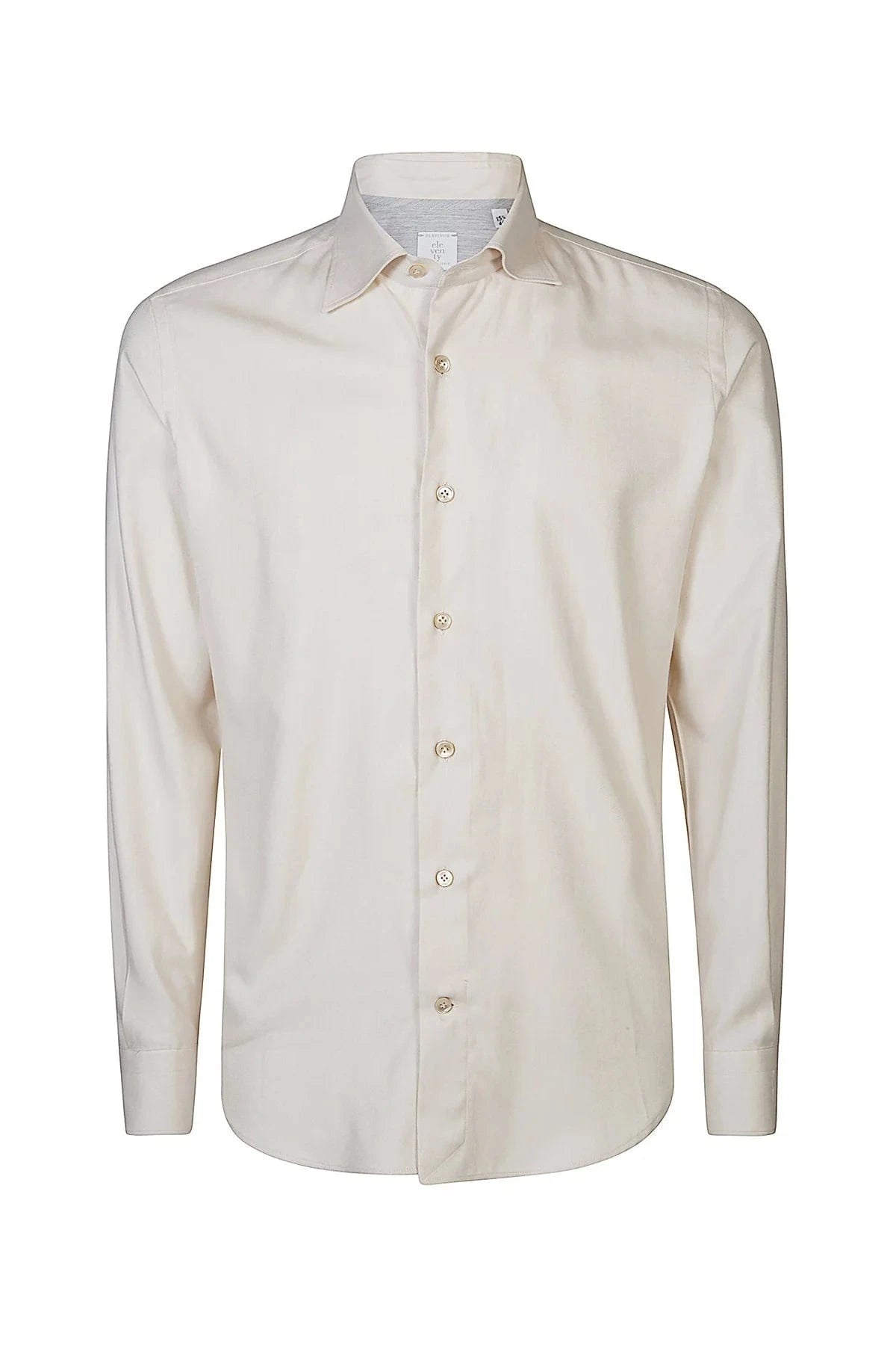 Eleventy Milano Dress Shirts ML Shirt Italian Collar - Sand
