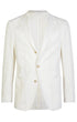 Eleventy Milano Sport Coats Double Stripe Soft Single-Breasted Jacket - Cream