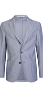 Eleventy Milano Sport Coats Soft Single-Breasted Jacket - Light Grey