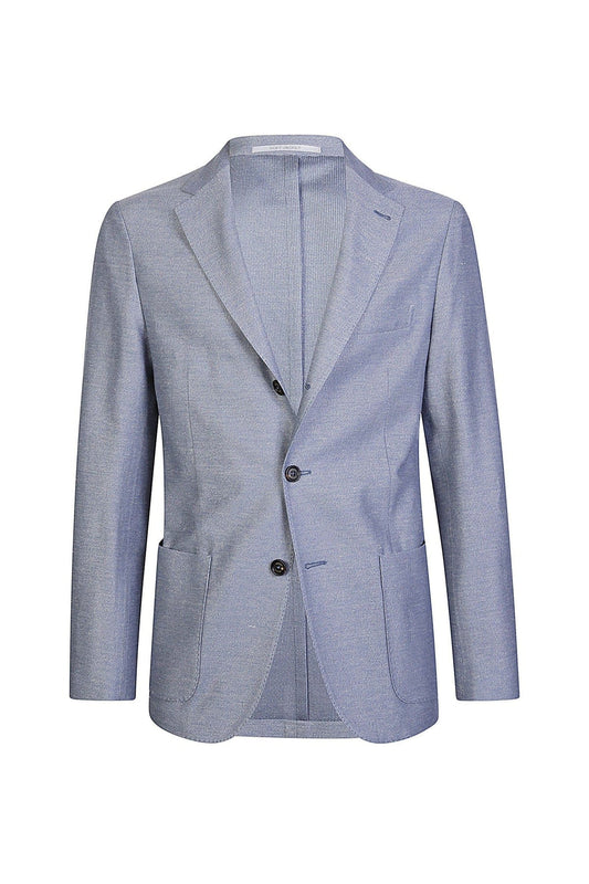 Eleventy Milano Sport Coats Soft Single-Breasted Jacket - Light Grey