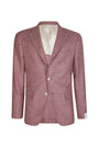 Eleventy Milano Sport Coats Thread Texture Jacket - Grape