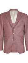 Eleventy Milano Sport Coats Thread Texture Jacket - Grape