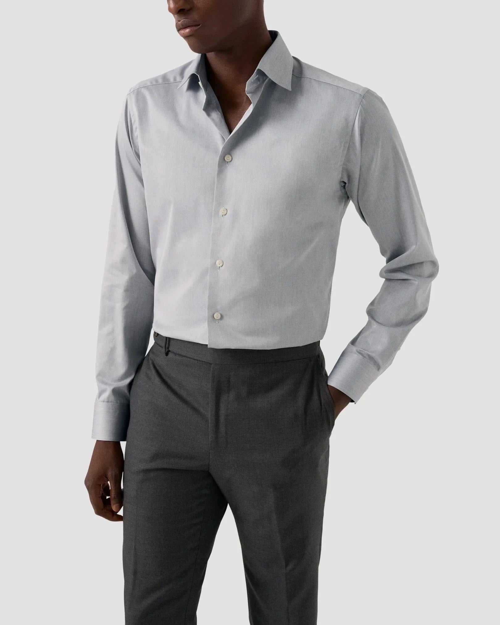 ETON Dress Shirts 17 / 39 Slim Solid Signature Twill Shirt
