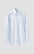 ETON Dress Shirts 20 Light Blue / 39 Slim Solid Elevated Twill Shirt