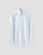 ETON Dress Shirts 20 Light Blue / 39 Slim Solid Elevated Twill Shirt