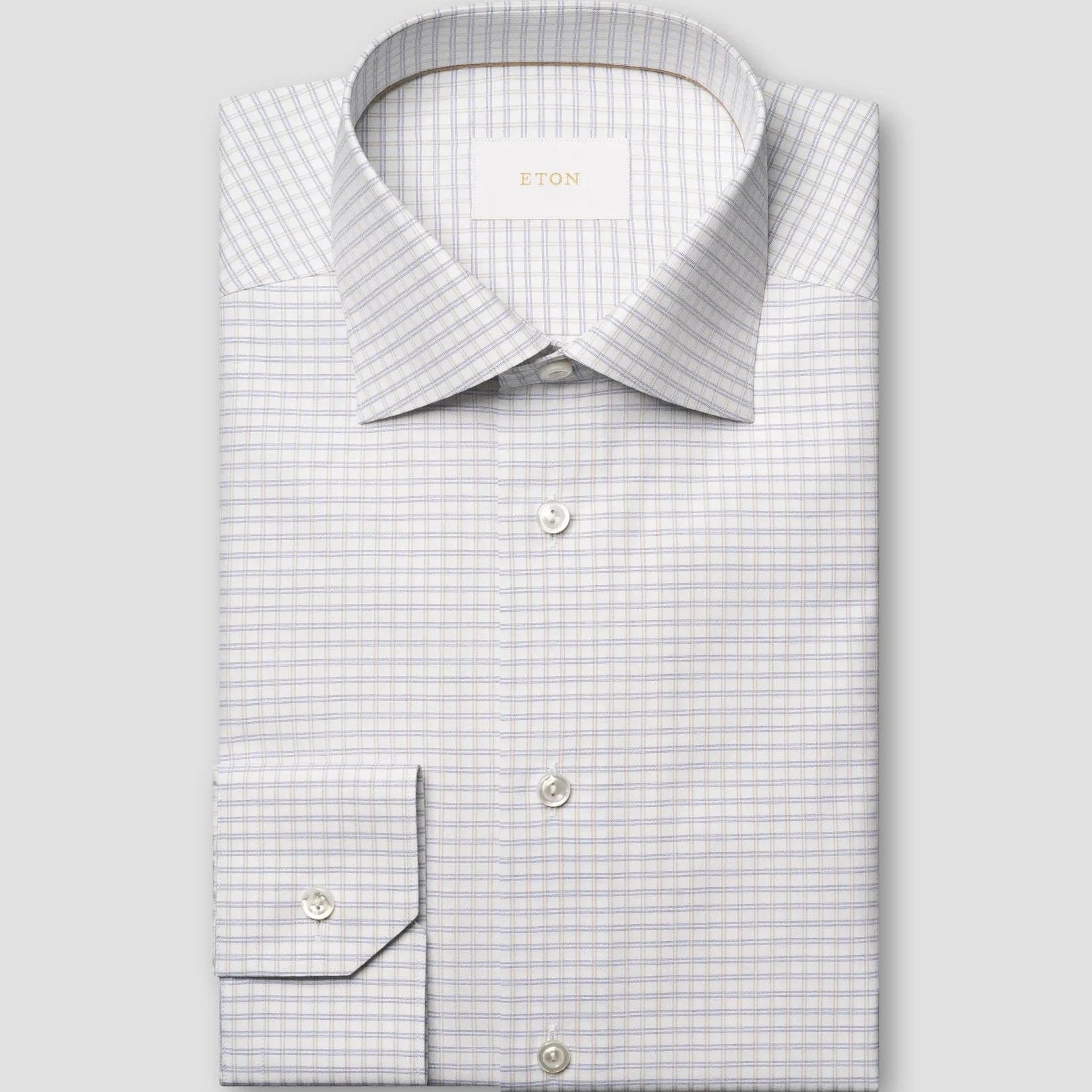 ETON Dress Shirts 23 / 39 Check Supima 120 Shirt