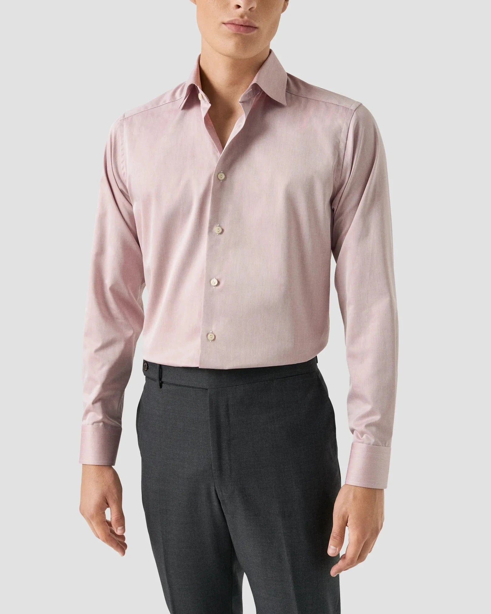 ETON Dress Shirts 46 / 39 Slim Solid Signature Twill Shirt