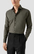 ETON Dress Shirts 66 / 39 Solid Signature Flannel Shirt Slim