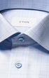 ETON Dress Shirts Check King Twill Shirt in Blue