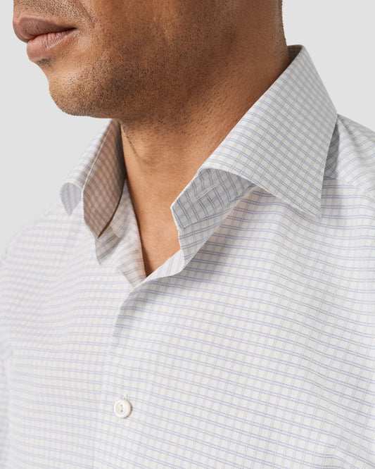 ETON Dress Shirts Check Supima 120 Shirt