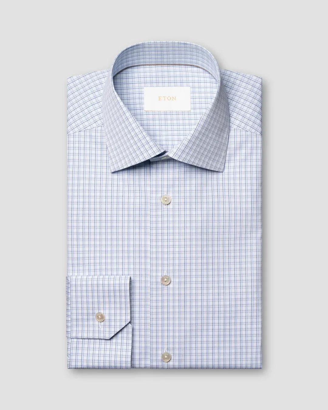 ETON Dress Shirts Check Supima 120 Shirt