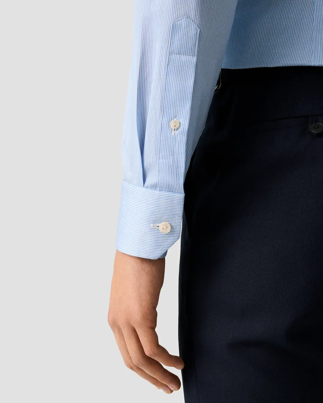 ETON Dress Shirts Contemporary Fine Stripe Signature Twill Shirt
