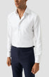 ETON Dress Shirts Contemporary Fit White Textured Twill Shirt