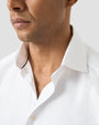 ETON Dress Shirts Contemporary Fit White Textured Twill Shirt