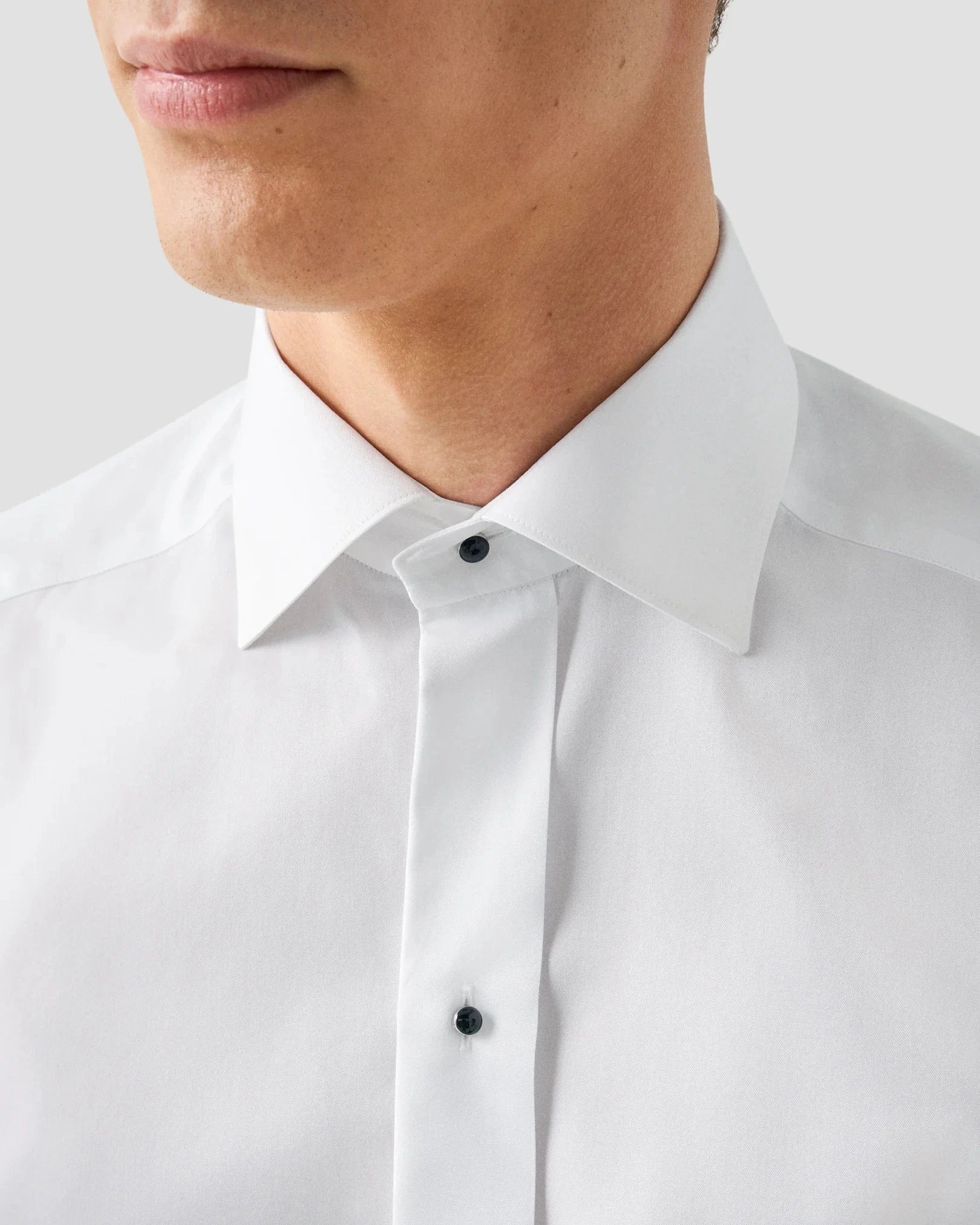 ETON Dress Shirts Contemporary Solid Elevated Twill Shirt