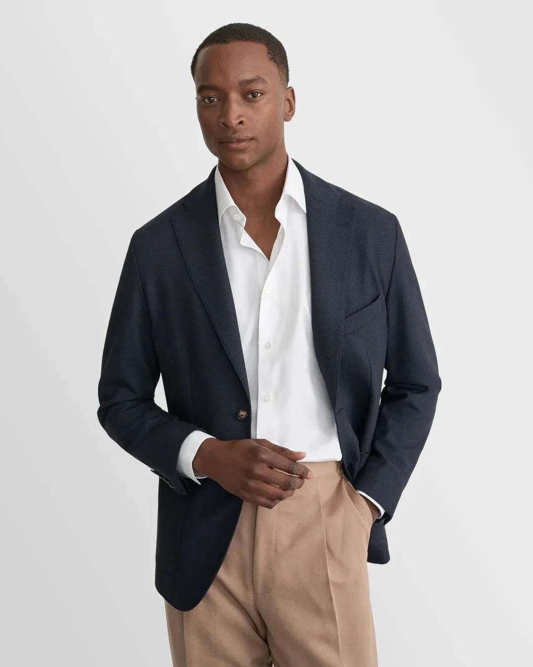 ETON Dress Shirts Contemporary Solid Elevated Twill Shirt