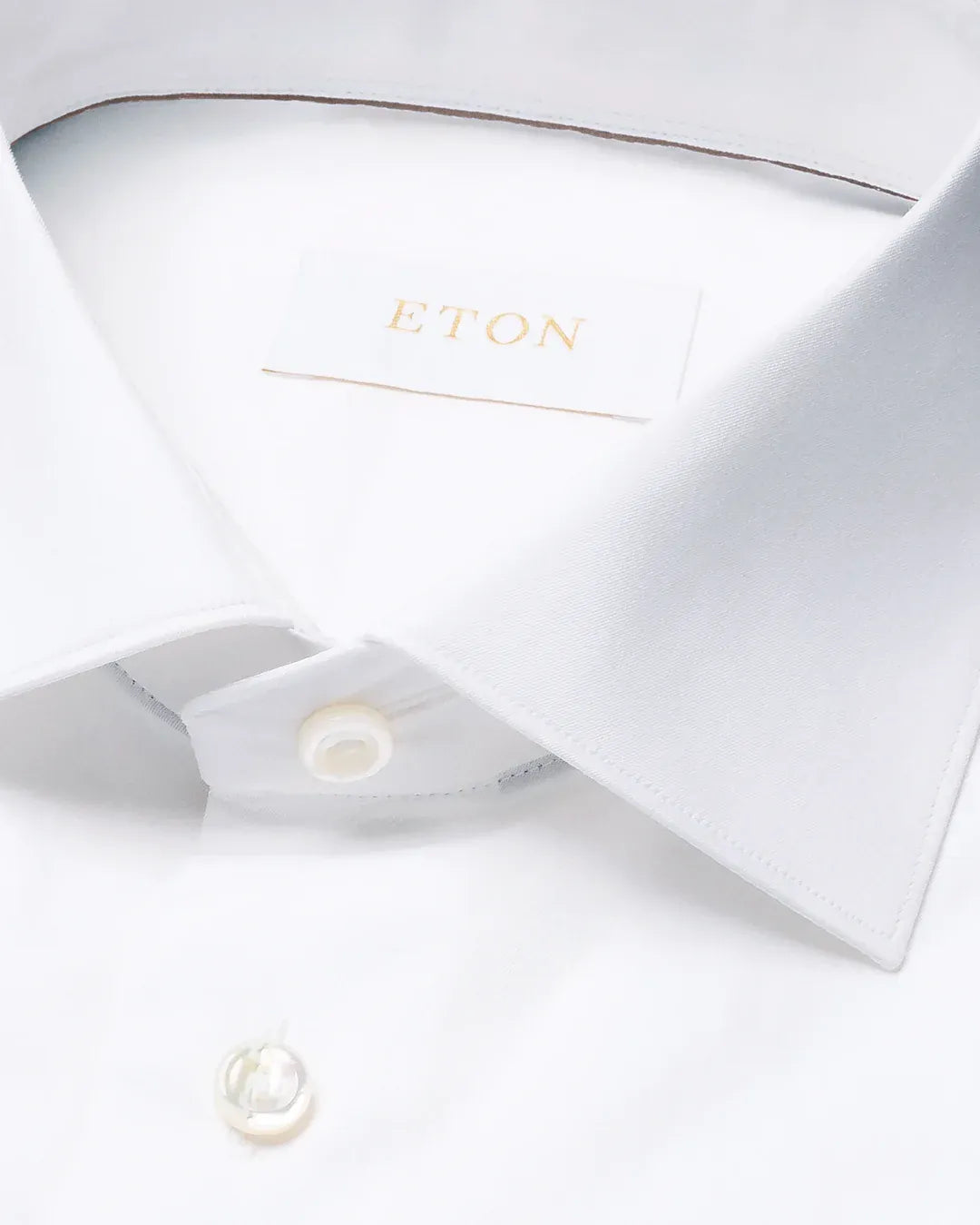 ETON Dress Shirts Contemporary Solid Elevated Twill Shirt