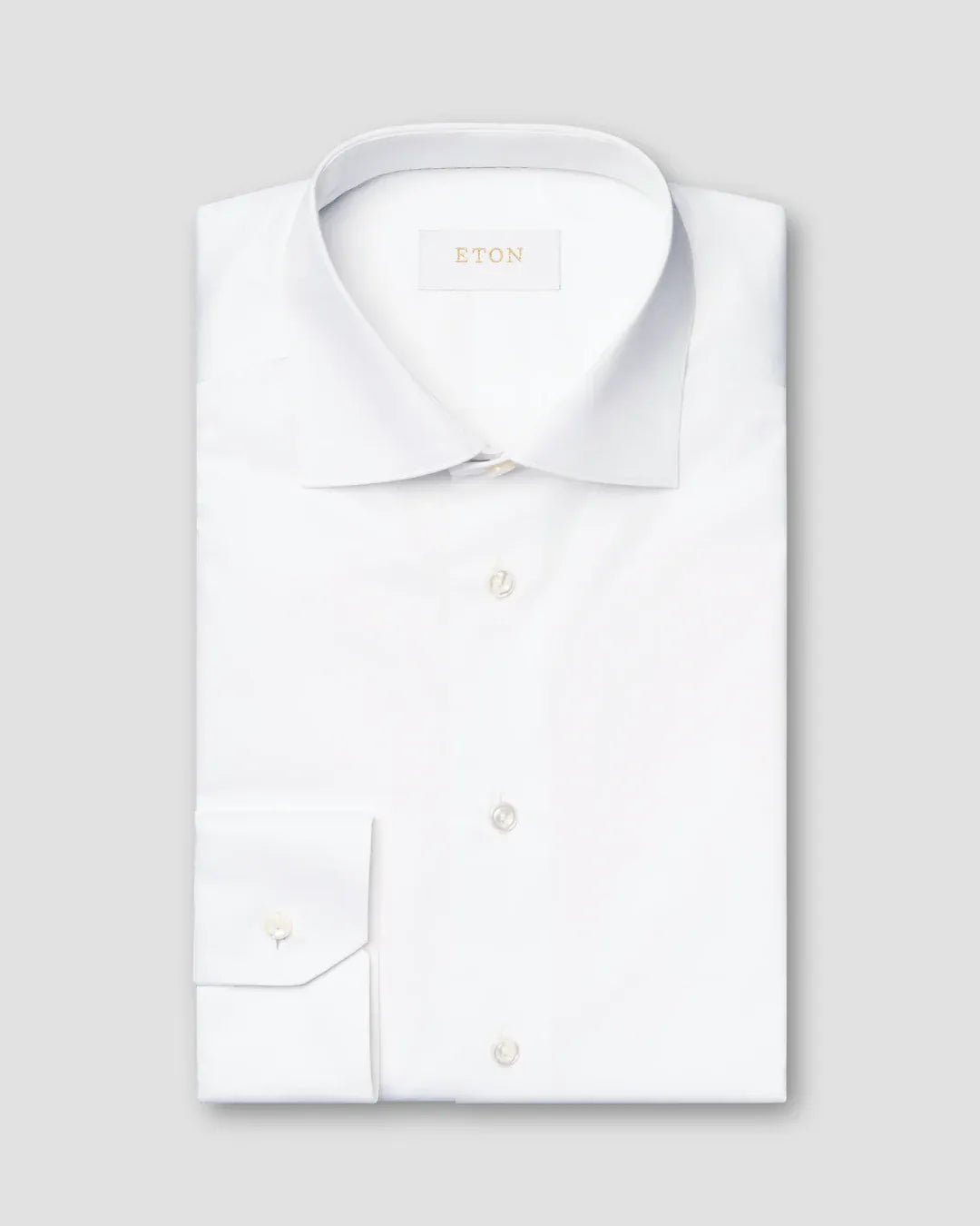 ETON Dress Shirts Contemporary Solid Elevated Twill Shirt