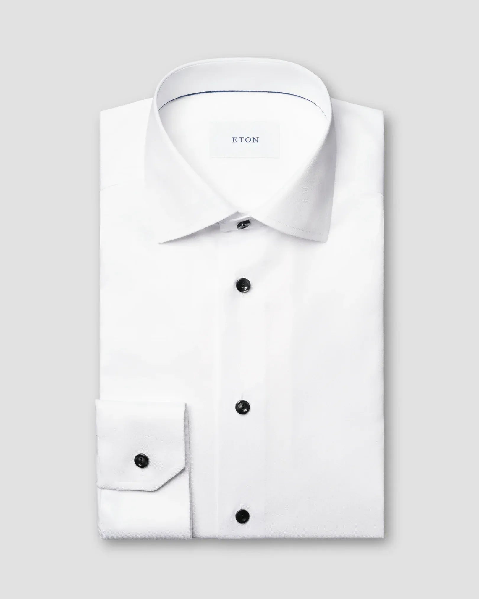 ETON Dress Shirts Contemporary Solid Signature Twill Shirt