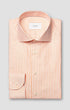 ETON Dress Shirts Contemporary Striped Signature Oxford Shirt in Orange