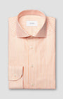 ETON Dress Shirts Contemporary Striped Signature Oxford Shirt in Orange