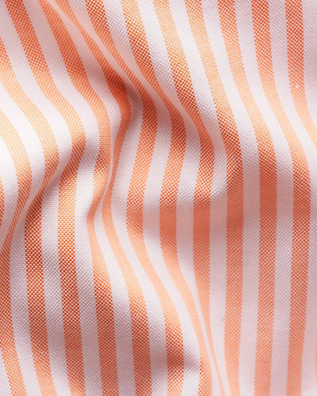 ETON Dress Shirts Contemporary Striped Signature Oxford Shirt in Orange