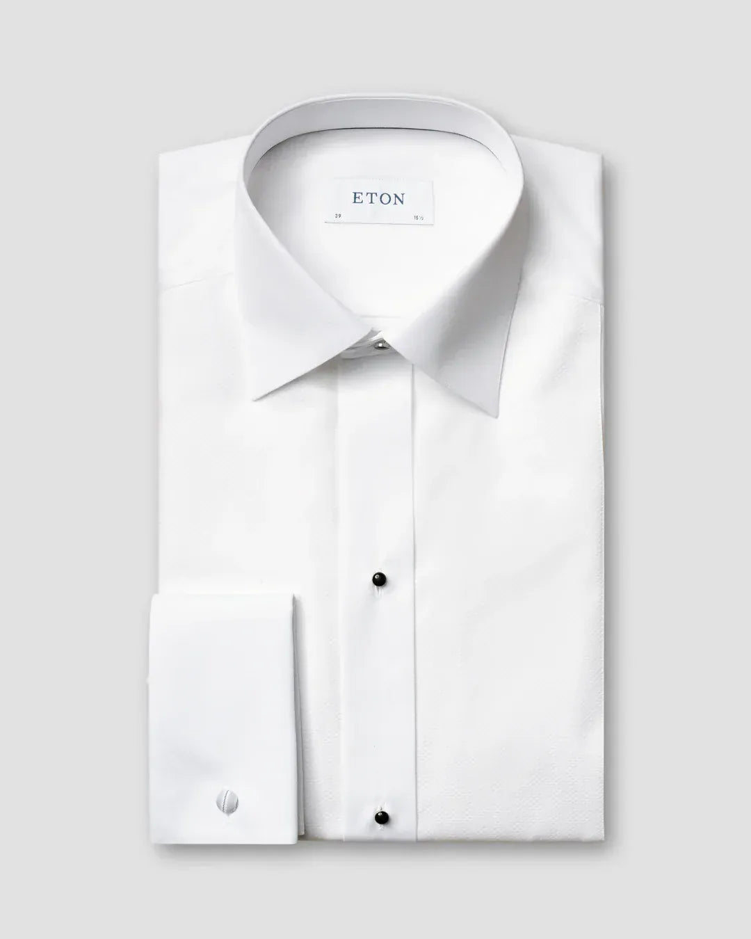 ETON Dress Shirts Contemporary White Piqué Tuxedo Shirt