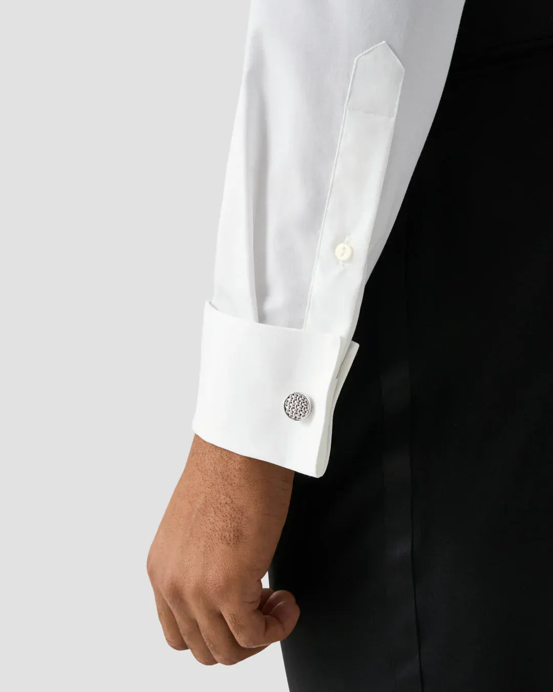 ETON Dress Shirts Contemporary White Piqué Tuxedo Shirt
