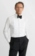 ETON Dress Shirts Contemporary White Piqué Tuxedo Shirt