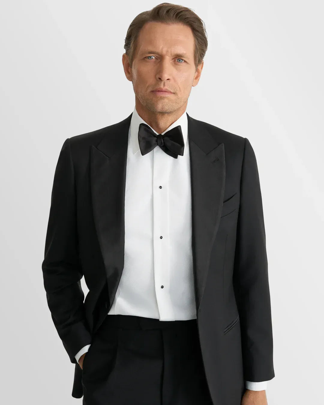 ETON Dress Shirts Contemporary White Piqué Tuxedo Shirt