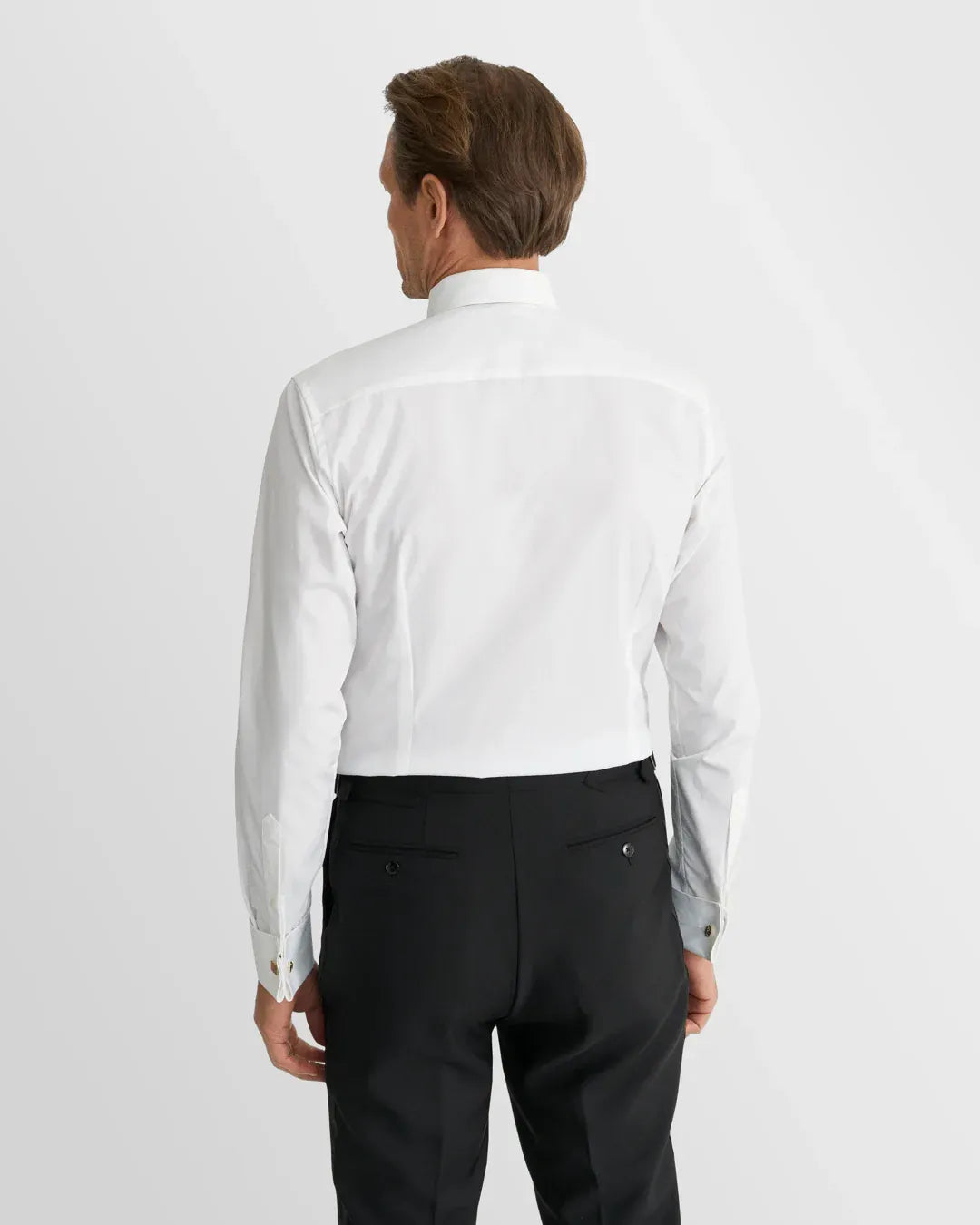 ETON Dress Shirts Contemporary White Piqué Tuxedo Shirt