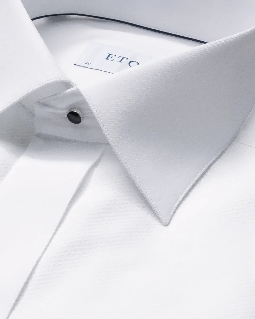 ETON Dress Shirts Contemporary White Piqué Tuxedo Shirt