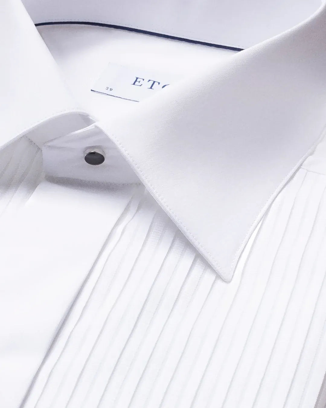 ETON Dress Shirts Contemporary White Plissé Tuxedo Shirt