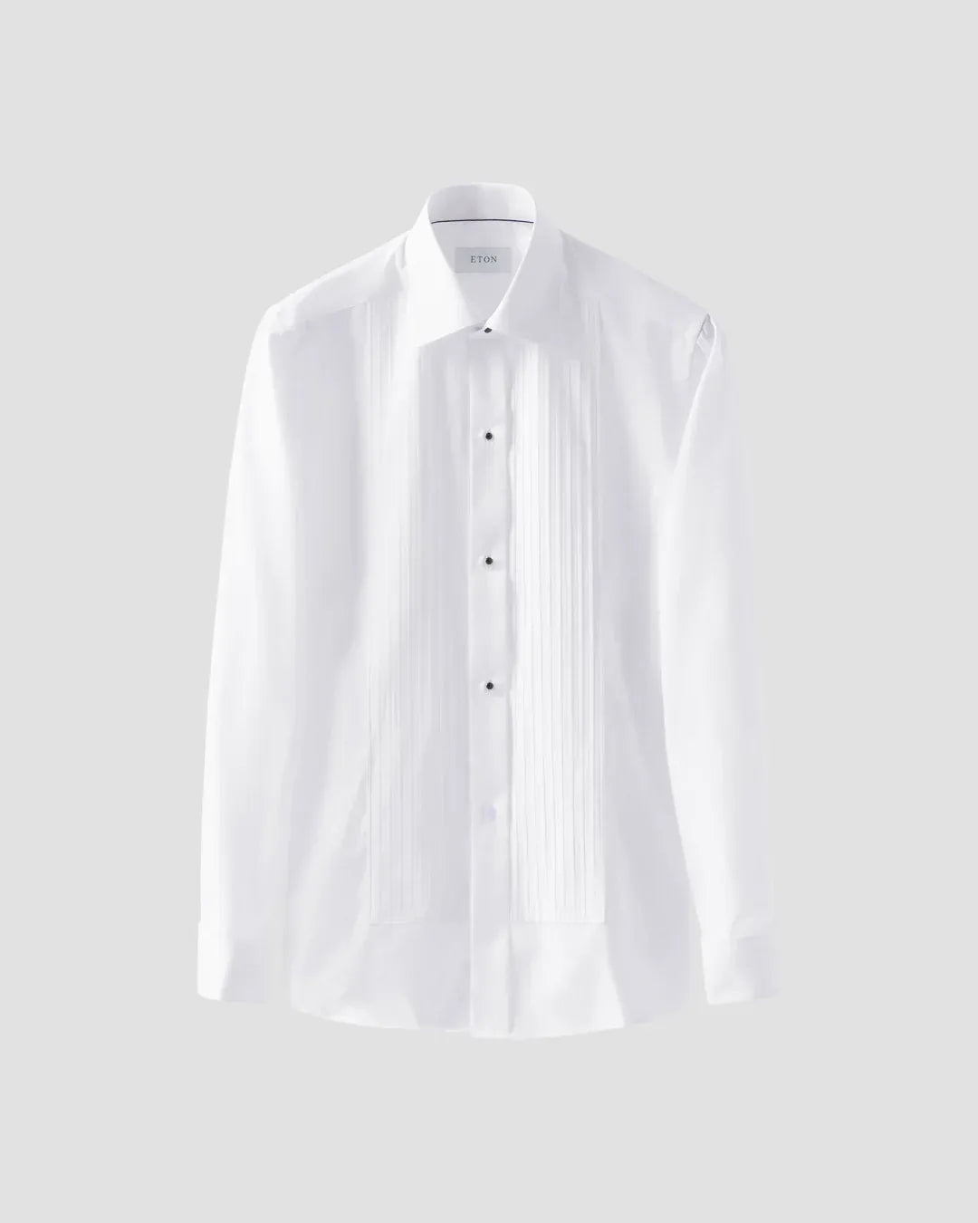 ETON Dress Shirts Contemporary White Plissé Tuxedo Shirt