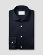 ETON Dress Shirts Dark Blue / 39 Filo di Scozia Jacquard Knit Shirt