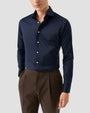 ETON Dress Shirts Filo di Scozia Jacquard Knit Shirt