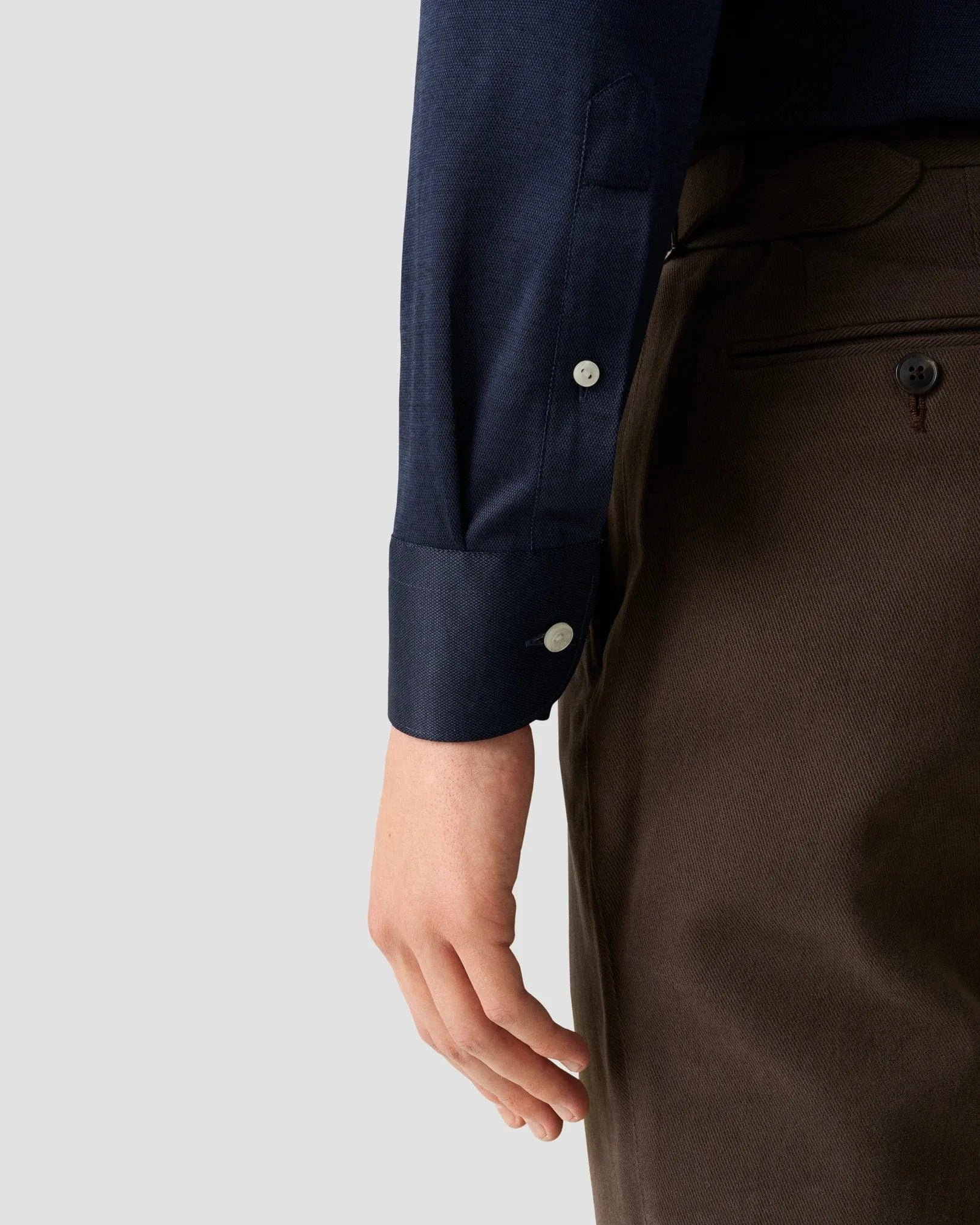 ETON Dress Shirts Filo di Scozia Jacquard Knit Shirt