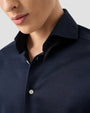 ETON Dress Shirts Filo di Scozia Jacquard Knit Shirt