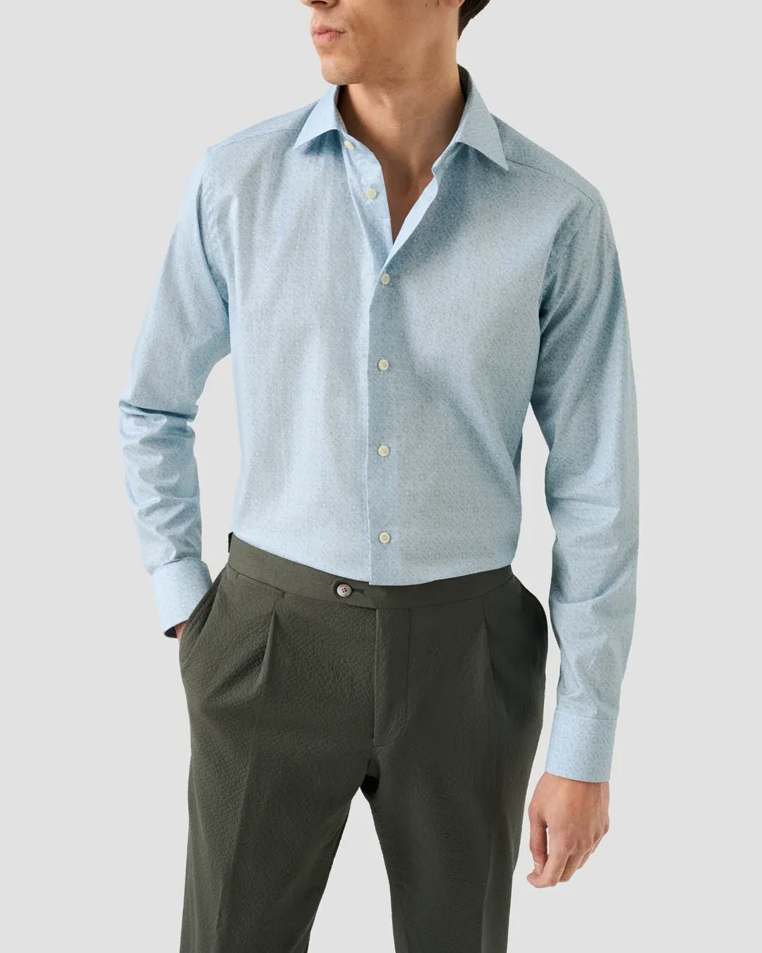 ETON Dress Shirts Geometric Signature Twill Shirt