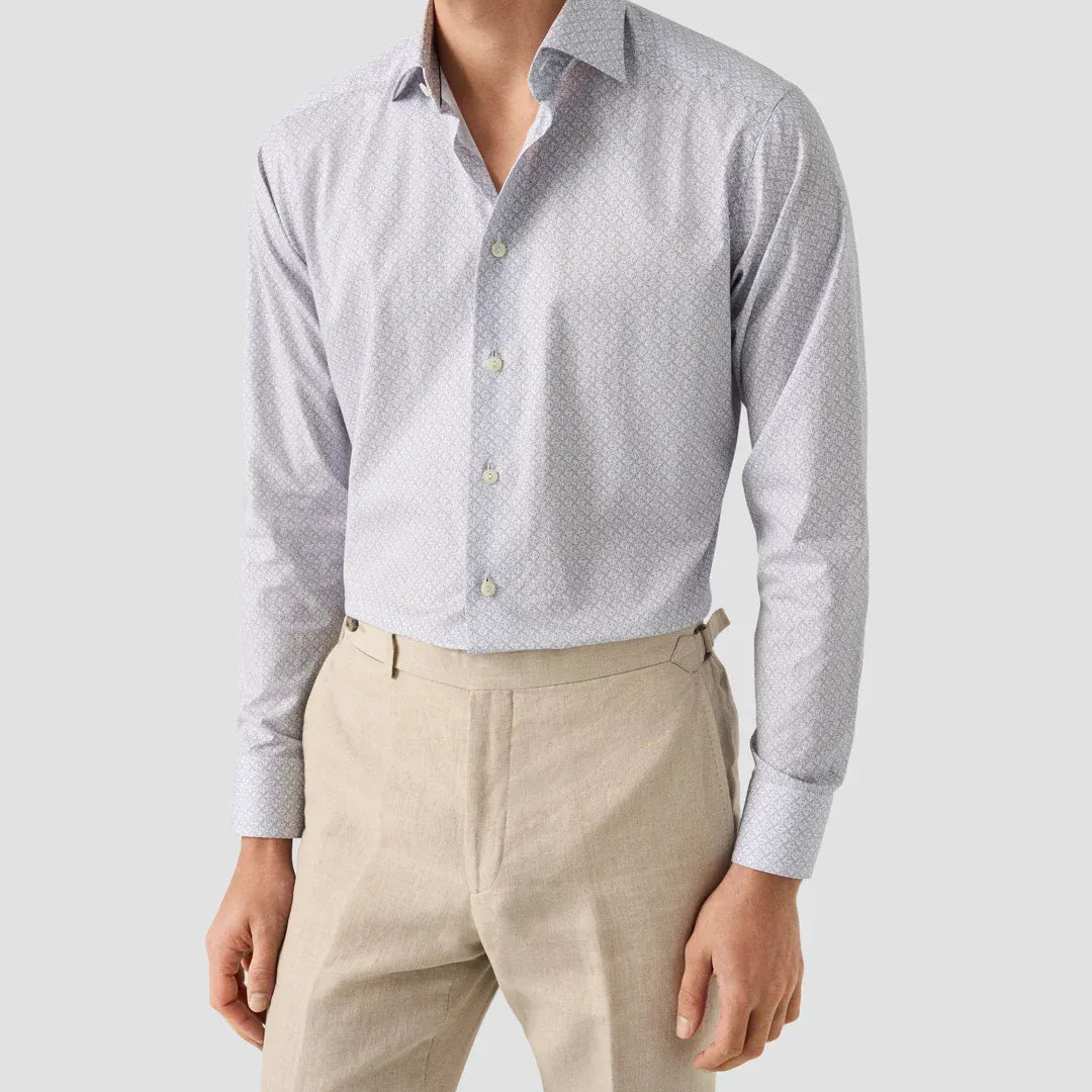 ETON Dress Shirts Geometric Signature Twill Shirt