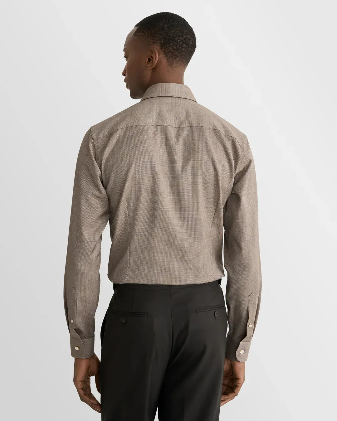 ETON Dress Shirts Houndstooth Merino Shirt