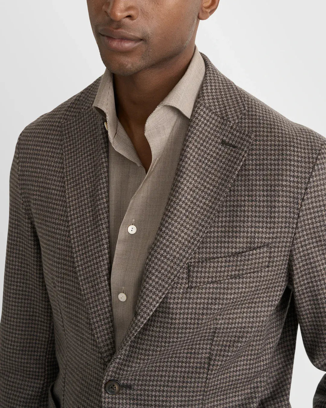 ETON Dress Shirts Houndstooth Merino Shirt