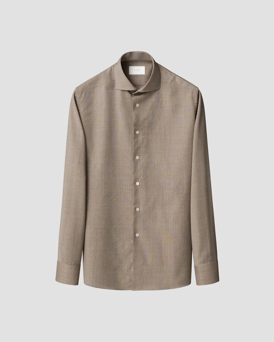 ETON Dress Shirts Houndstooth Merino Shirt