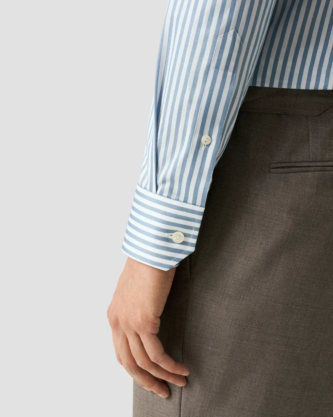 ETON Dress Shirts Slim Bengal Striped Signature Twill Shirt