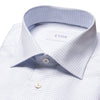 Eton Dress Shirts Slim Fit Light Purple Checked Dress Shirt