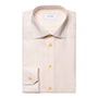 Eton Dress Shirts Slim Fit Yellow Twill Dress Shirt