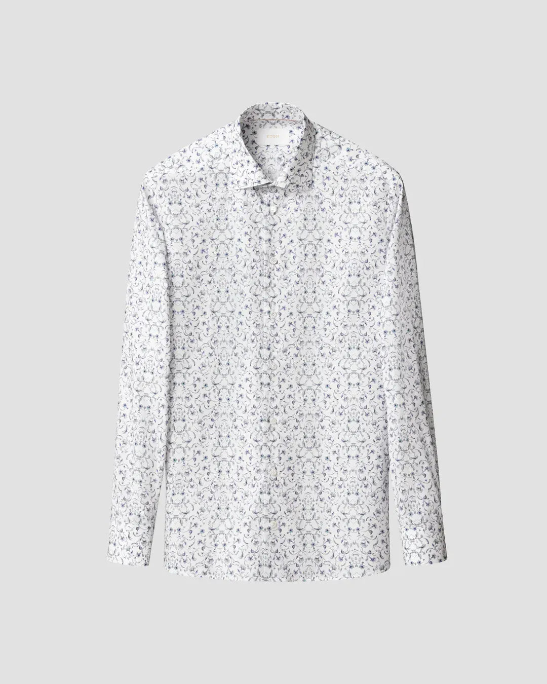 ETON Dress Shirts Slim Floral Fine Twill Shirt