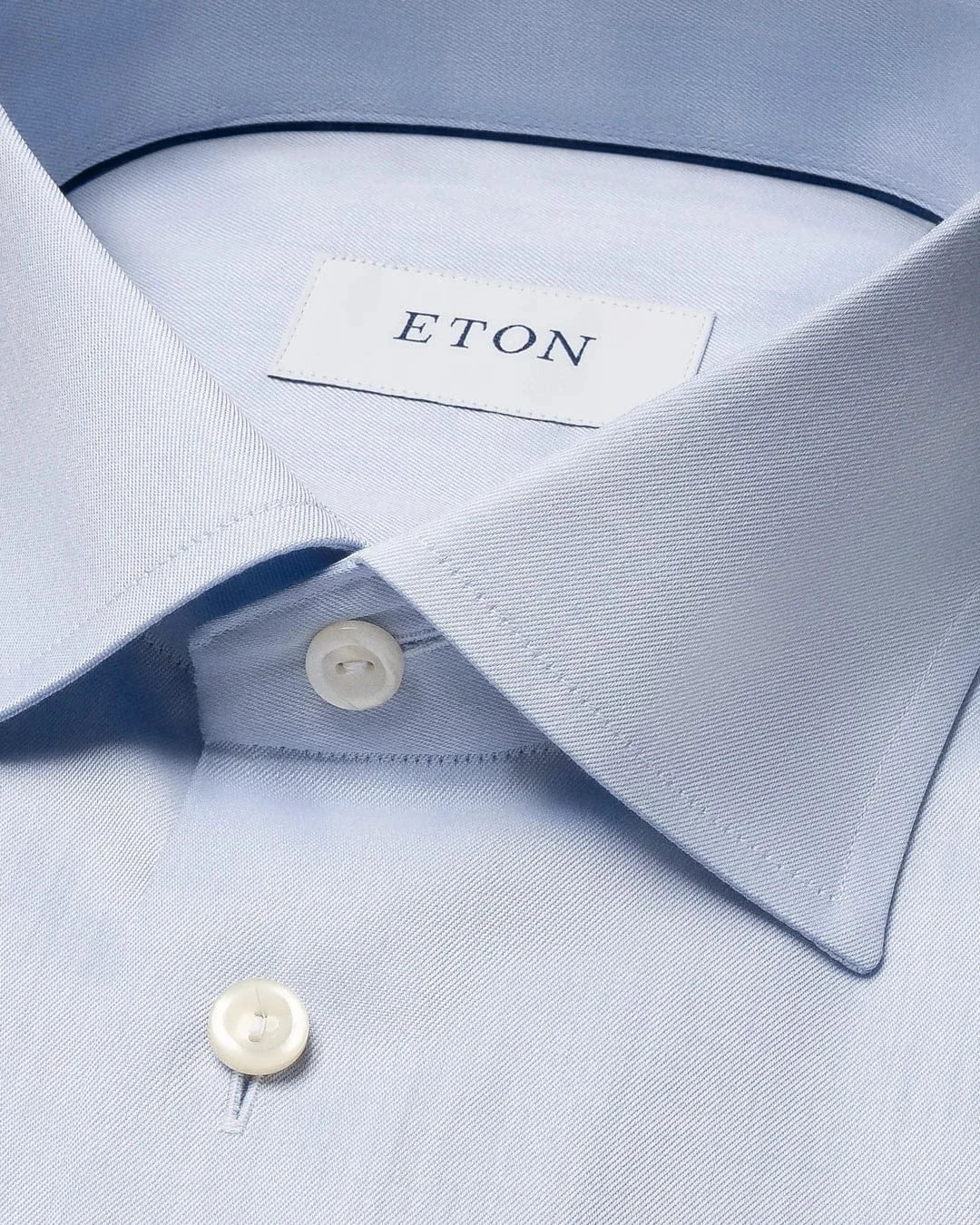 ETON Dress Shirts Slim Signature Twill Shirt in Blue