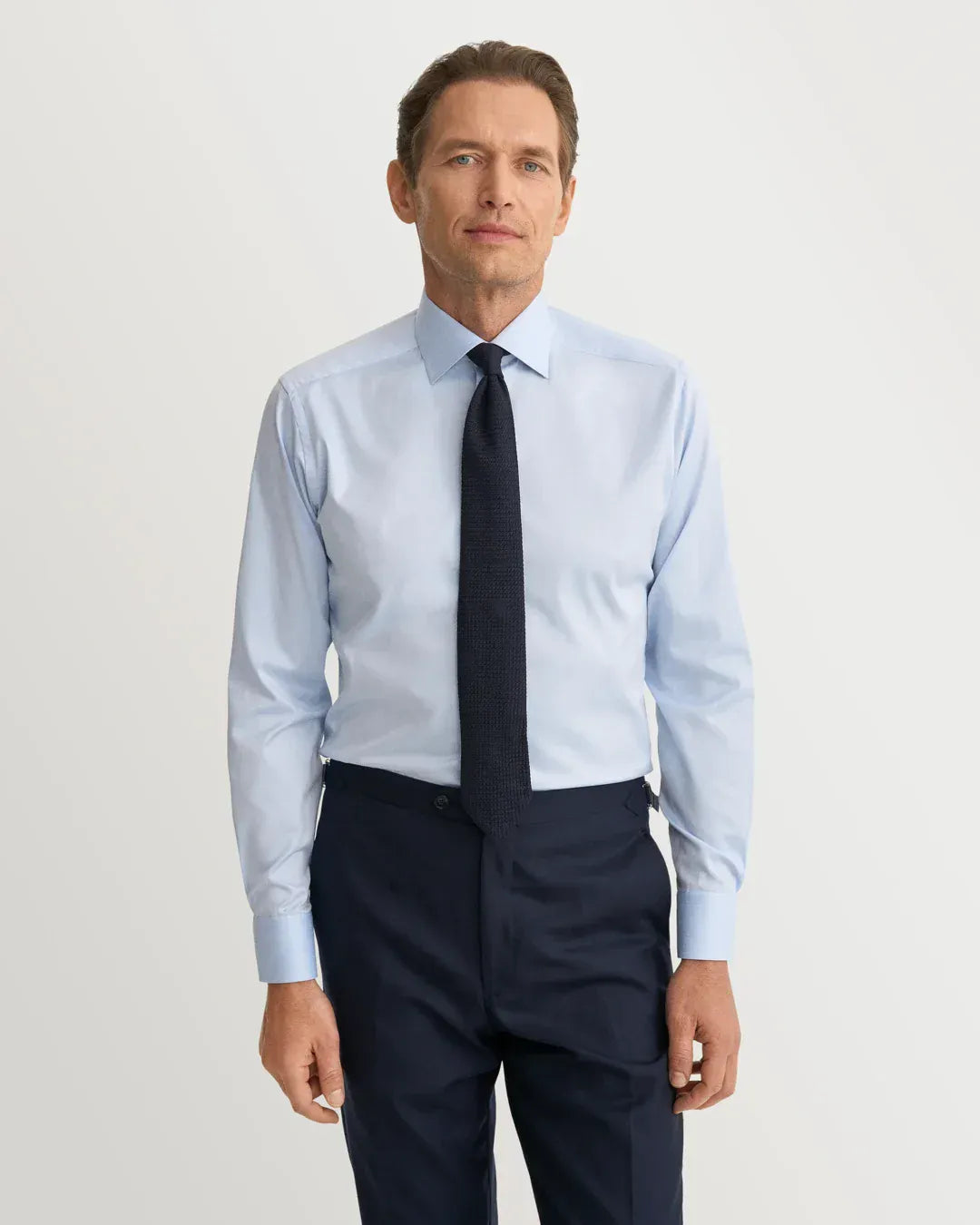 ETON Dress Shirts Slim Signature Twill Shirt in Blue