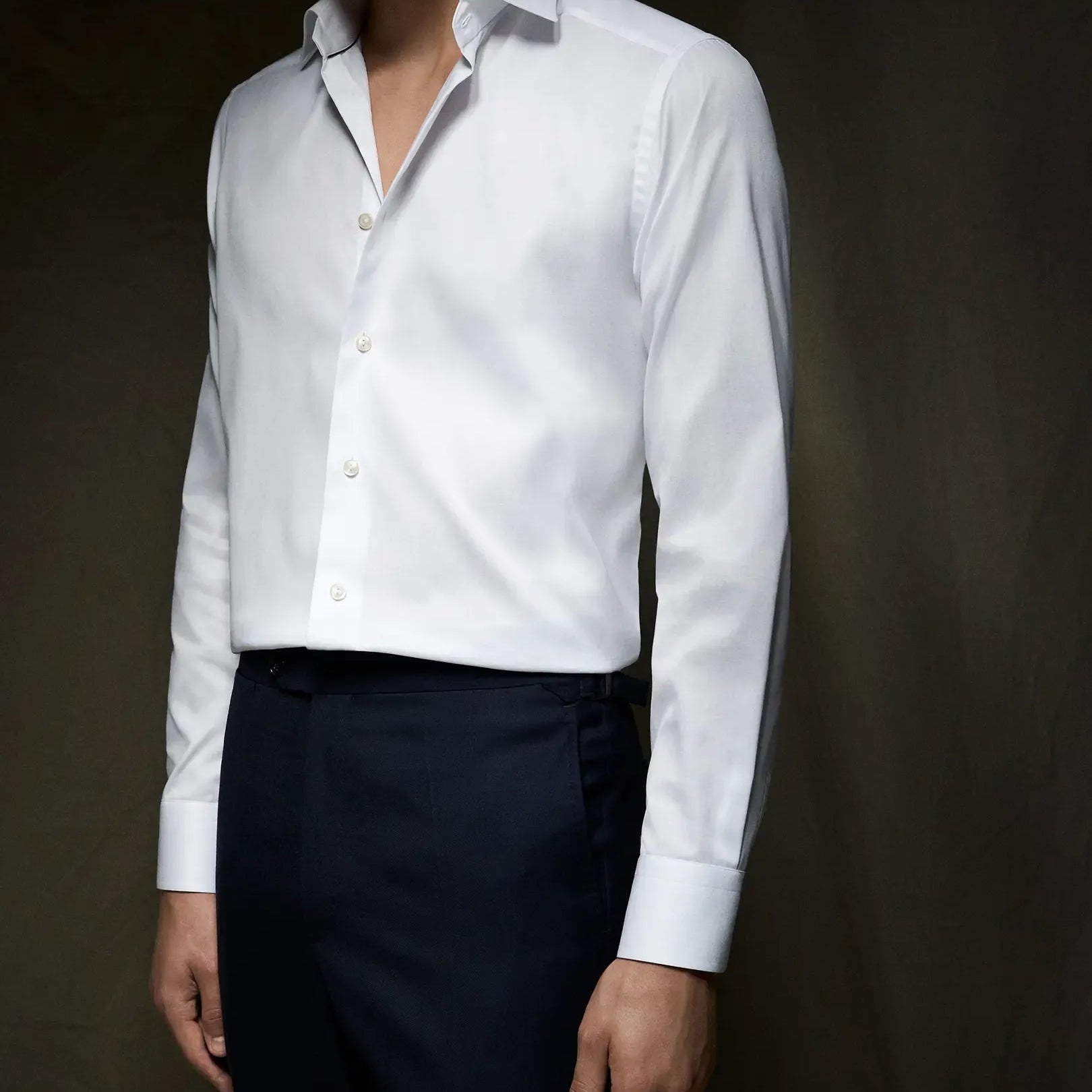 ETON Dress Shirts Slim Signature Twill Shirt in White